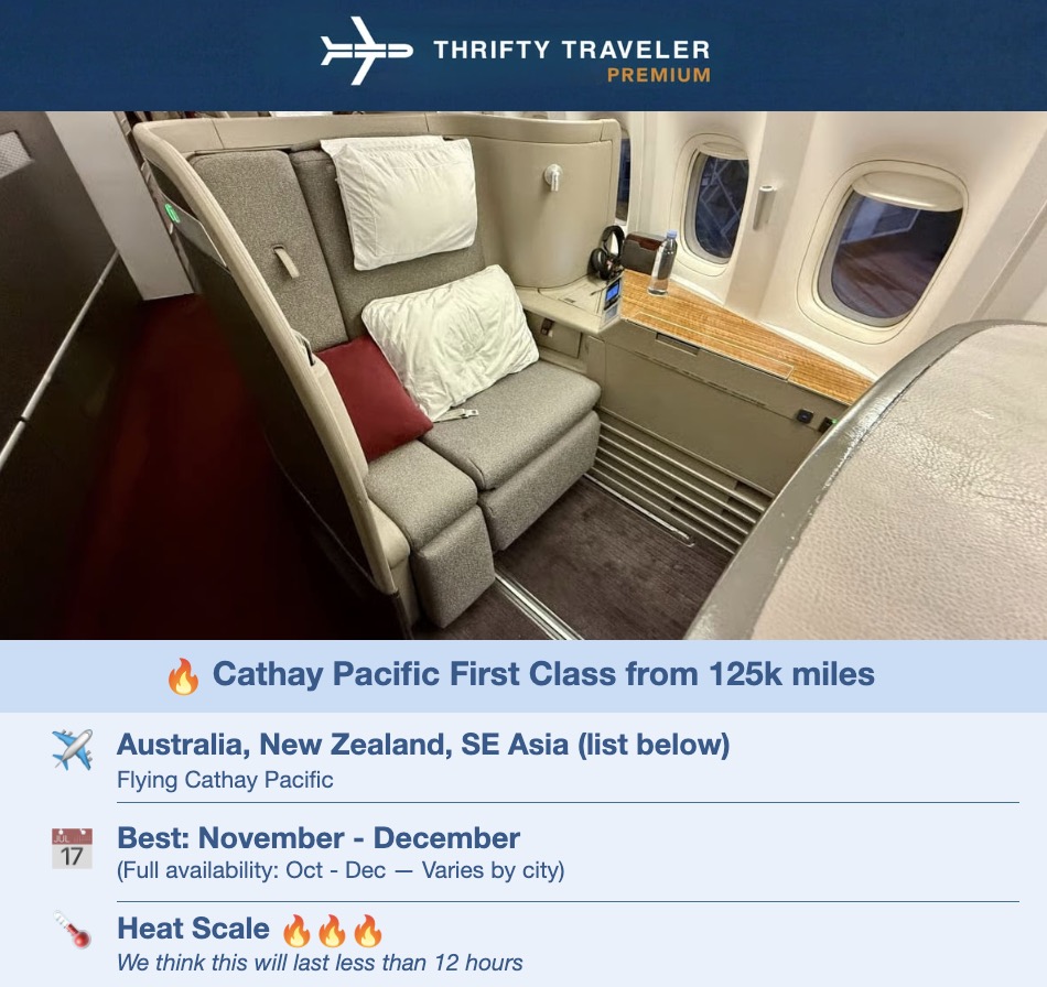 Cathay First Class