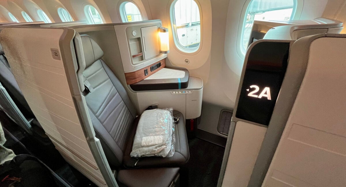 Hawaiian Airlines first class window seat