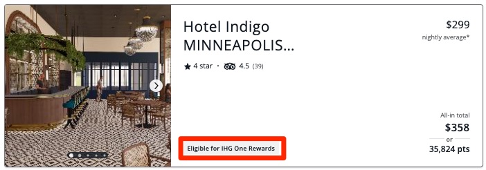 How to Use the Chase Sapphire Preferred® Credit Card's $100 Hotel Credit 3 Hotel Indigo Minneapolis booking through Chase Travel - Eligible for IHG One Rewards