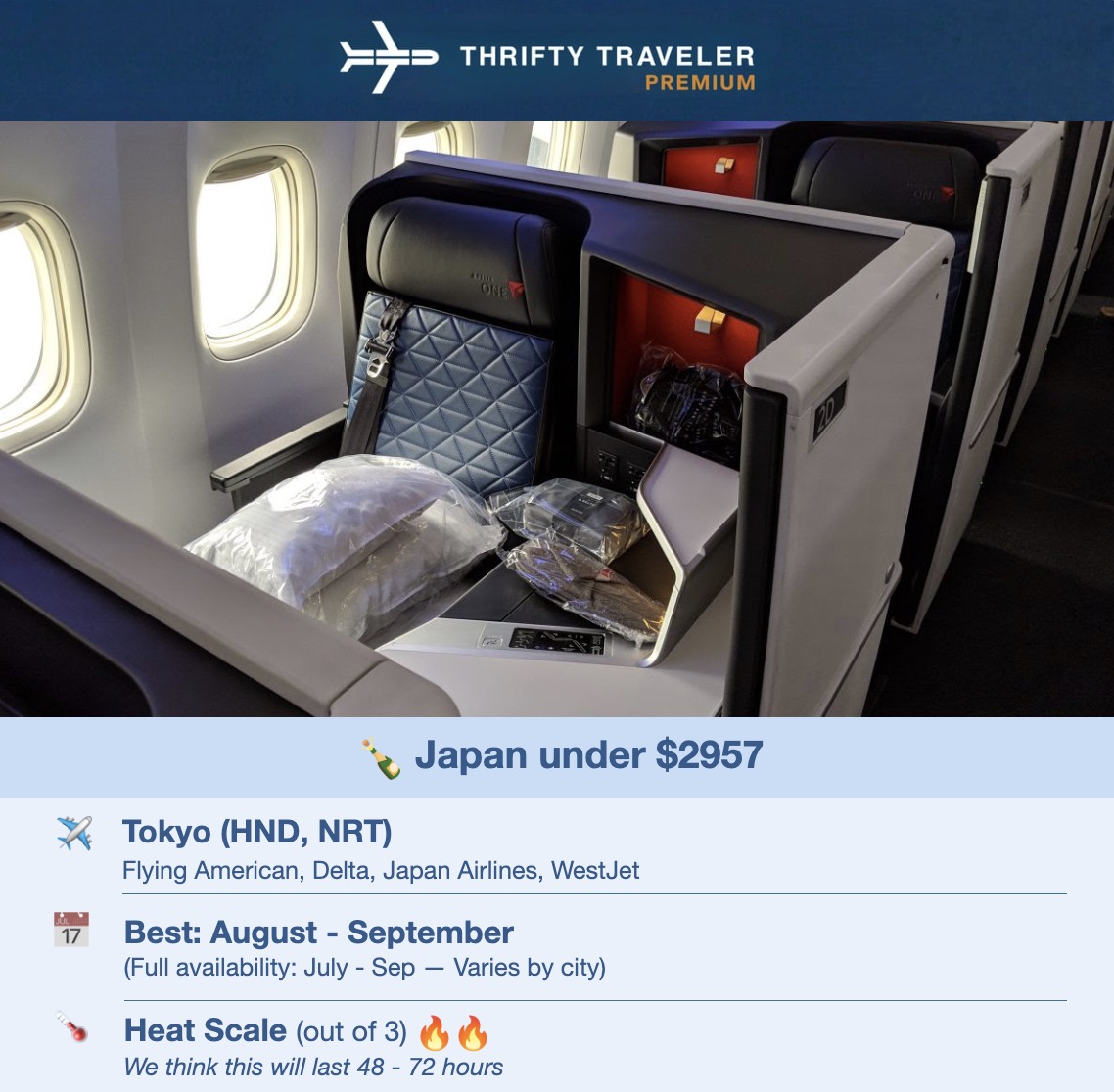 How to Fly Business Class for Economy Prices 5 Delta One business class flight deal