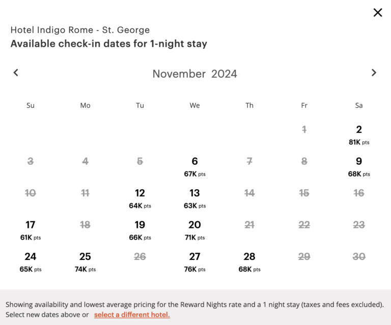 Hotel Rates Calender How to Find the Best Hotel Deals You Can Book With Points