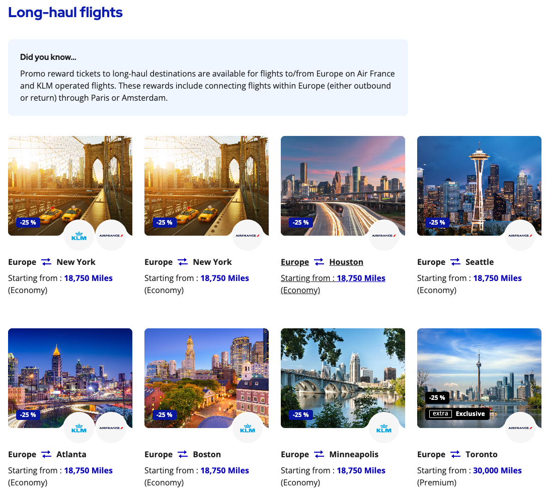 The Best Ways to Use Air France/KLM Flying Blue Miles 31 Flying Blue promo rewards June
