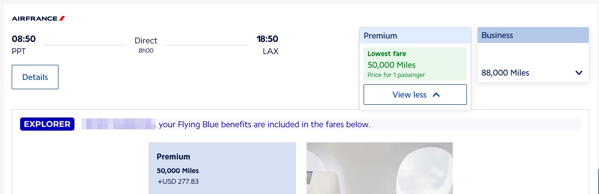 The Best Ways to Use Air France/KLM Flying Blue Miles 39 PPT-LAX Flying Blue miles