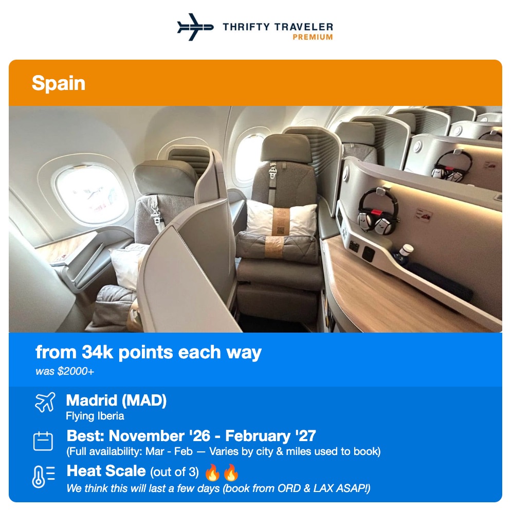 The Best Airline Miles to Use for Booking Business Class Flights 28 iberia business class award alert