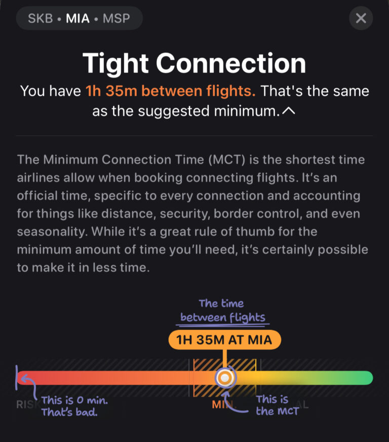 Mct Connection Connection Concerns? Flighty Pro's Newest Feature Has All the Info You Need