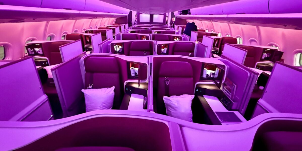 Virgin Atlantic Business Class Cabin