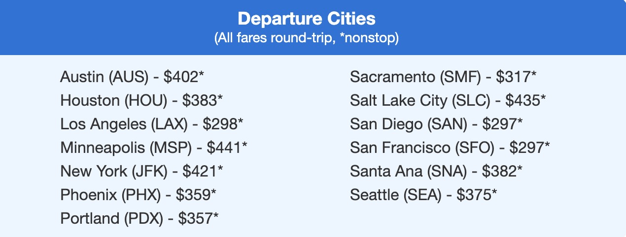 Beach, Please: 6 Flight Deals for Your Warm Weather Escape 6 Cabo San Lucas flight deal with fares under $441 RT