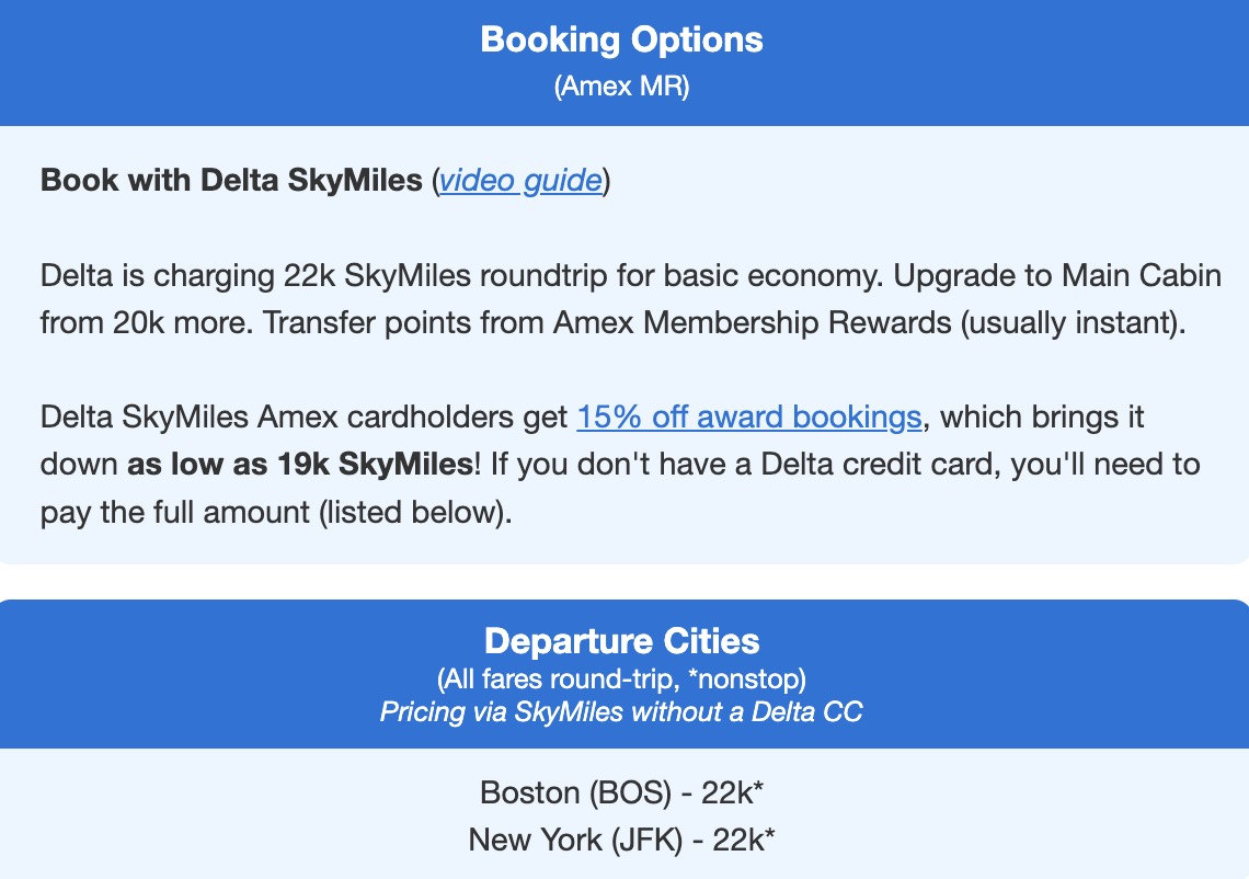 Dublin flight deal in Delta SkyMiles