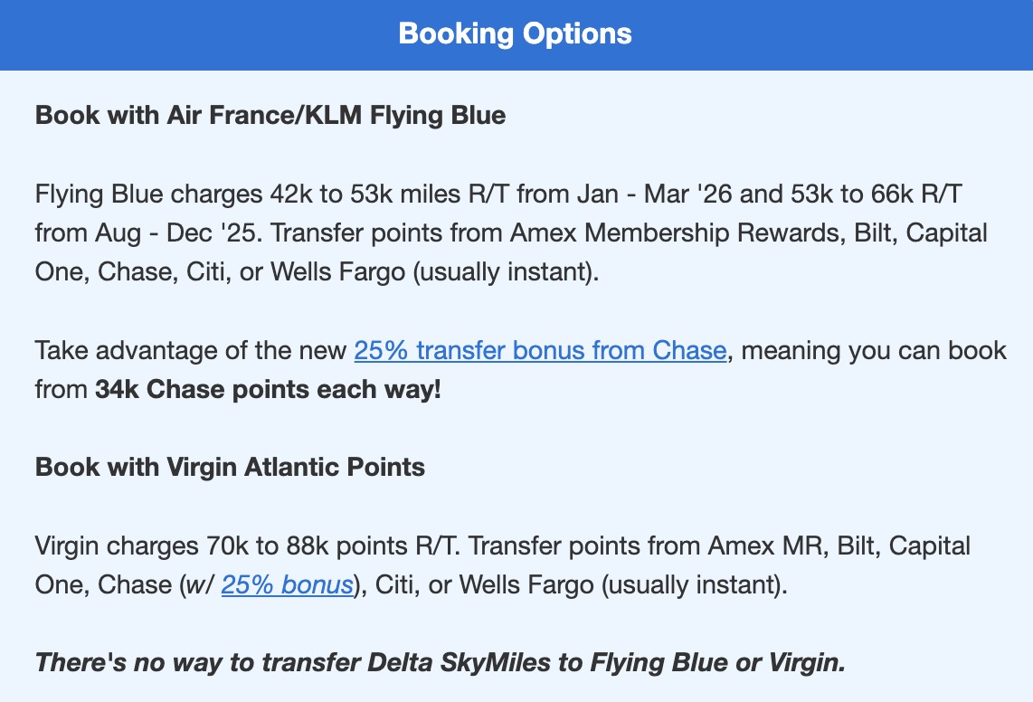 FlyingBlue nonstop flight booking