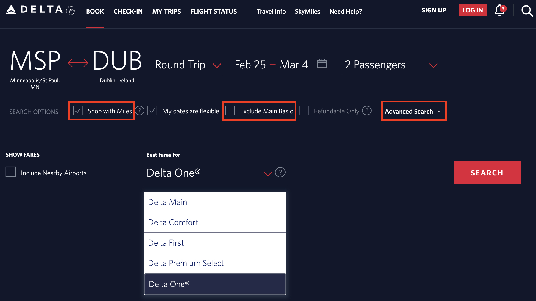 Trying to Use Your Miles? The Best Websites for Finding Award Availability 45 delta skymiles search