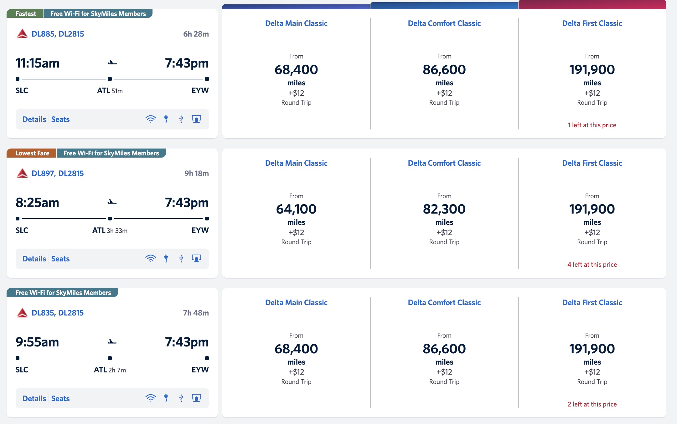 Flights Expensive From Your Airport? What to Do If You're a 'Hub Captive' 4 Delta SLC to EYW fares