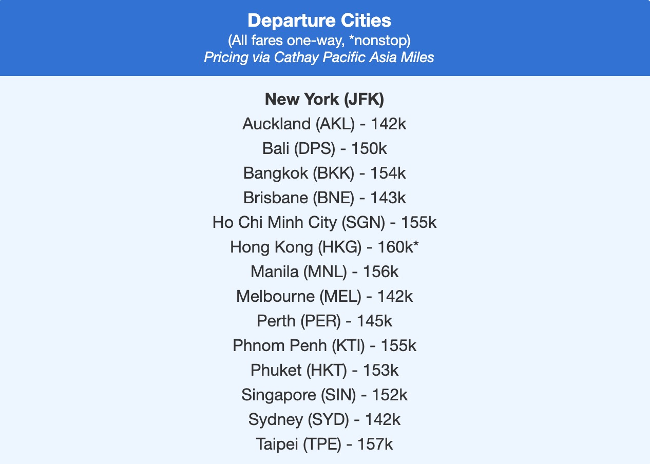 Cathay Pacific First Class