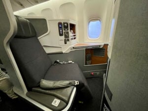 American Airlines business class seat 777-300er