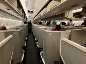 American Airlines business class cabin 777-300ER
