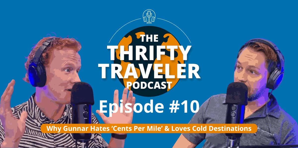 Two handsome podcasters talk about travel and points and miles.