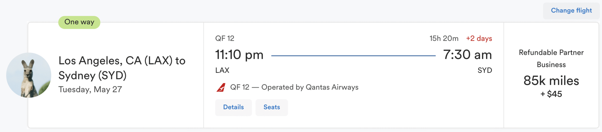 Qantas Alaska miles sample redemptions