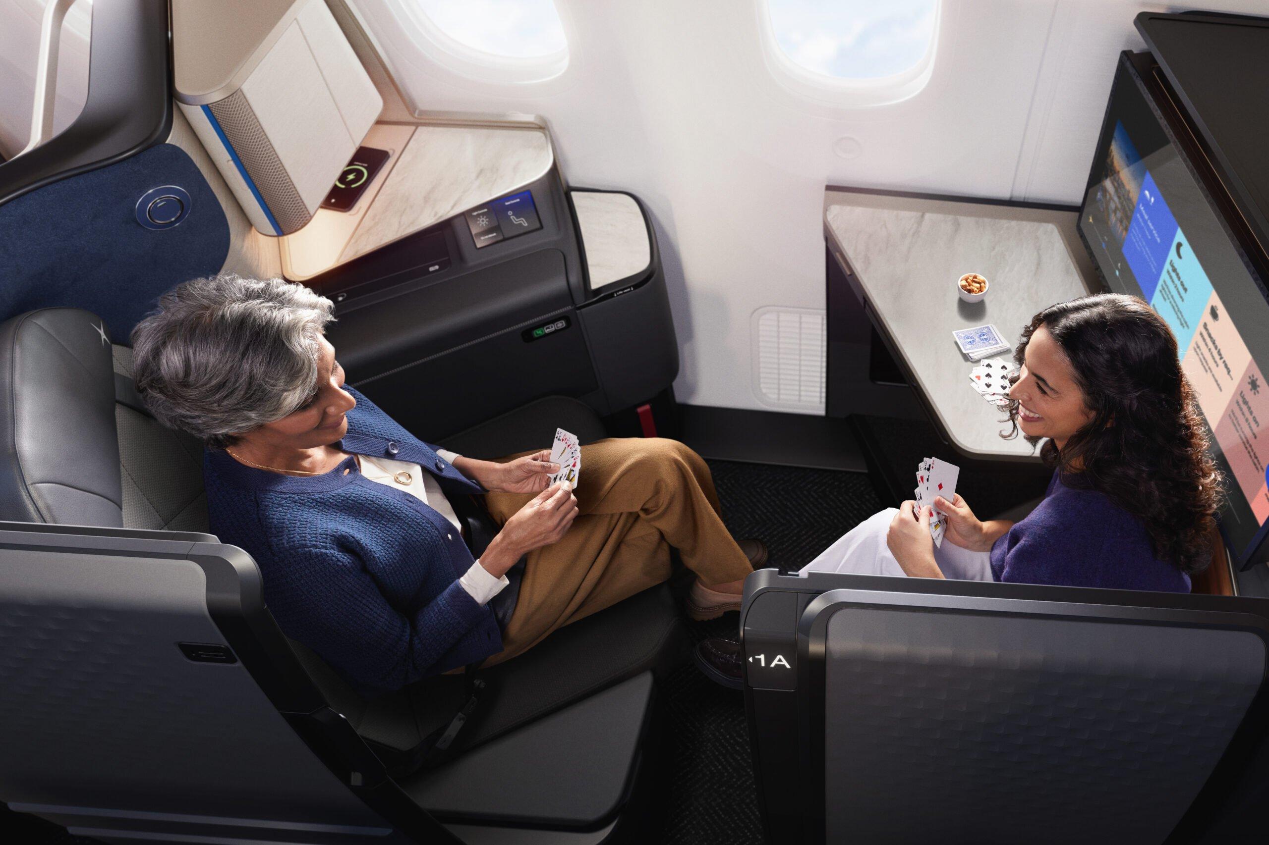 two people sitting inside a united polaris studio 