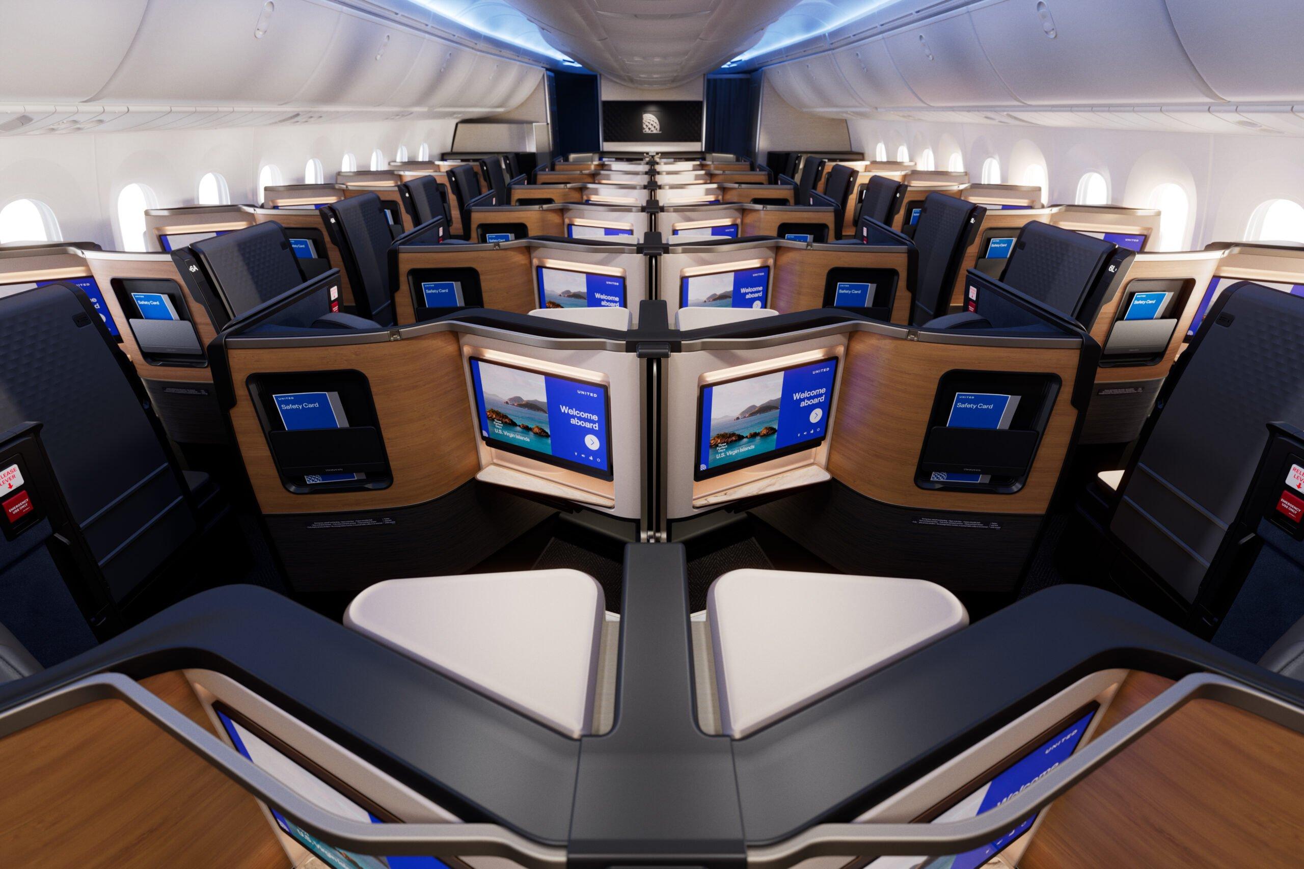 united polaris business class seats