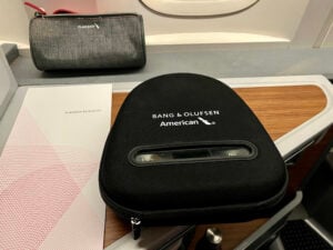 AA biz class headphones