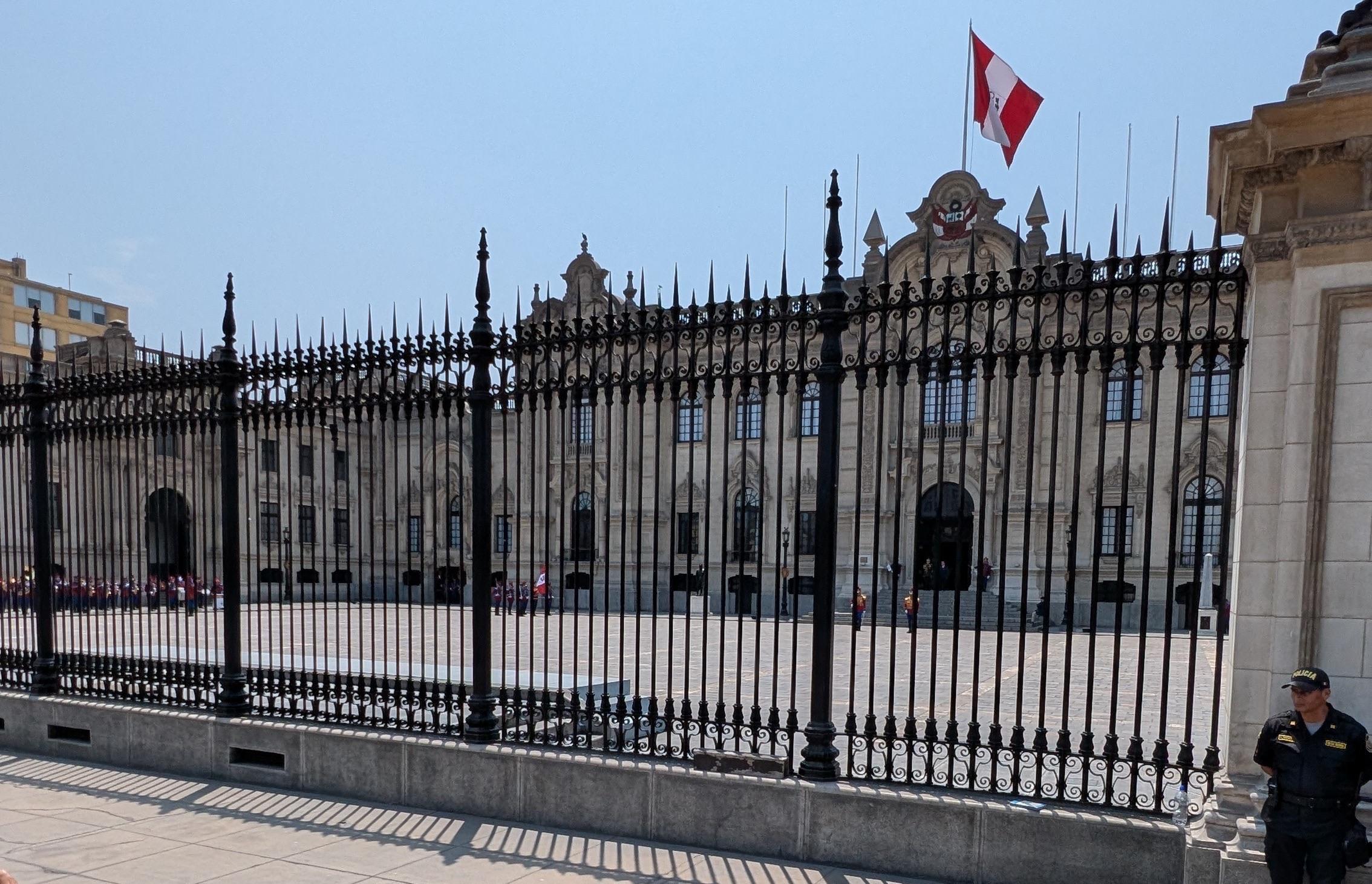 Palacio de Gobierno del Peru - an official government building and residence of the President of Peru.