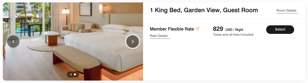 Aruba Marriott Resort & Stellaris Casino booking for $829 per night