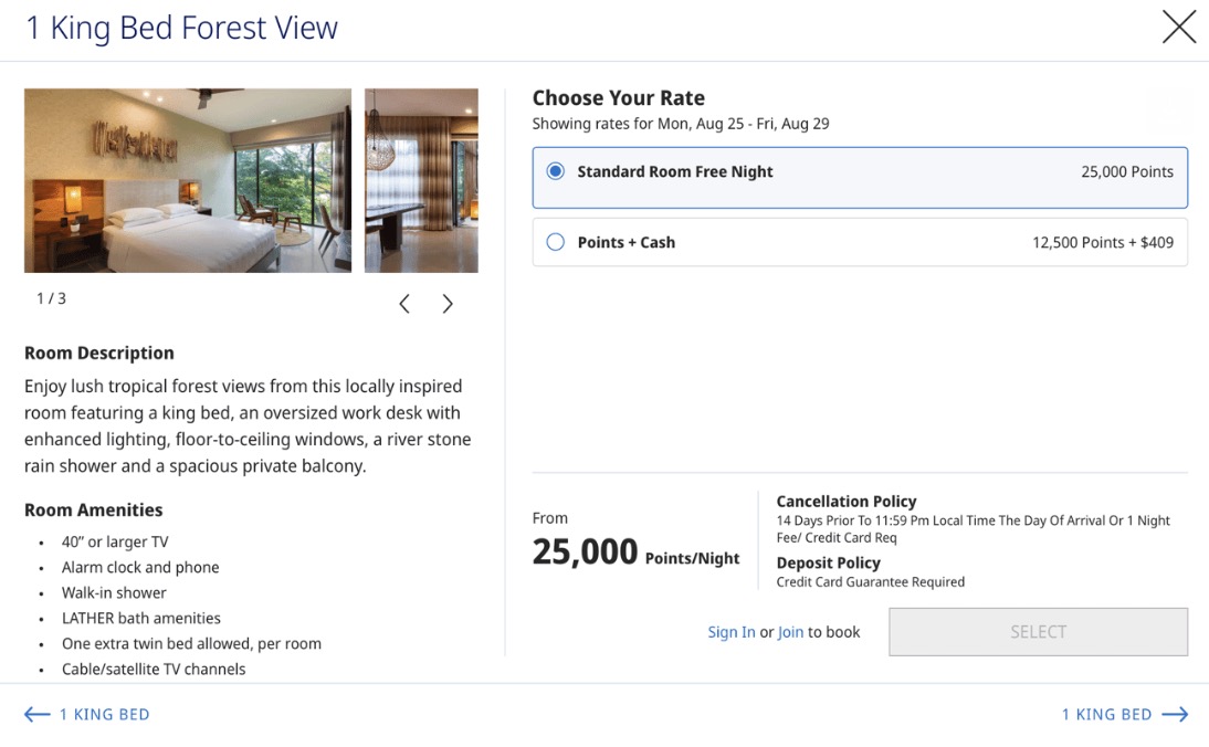 Andaz Papagayo booking