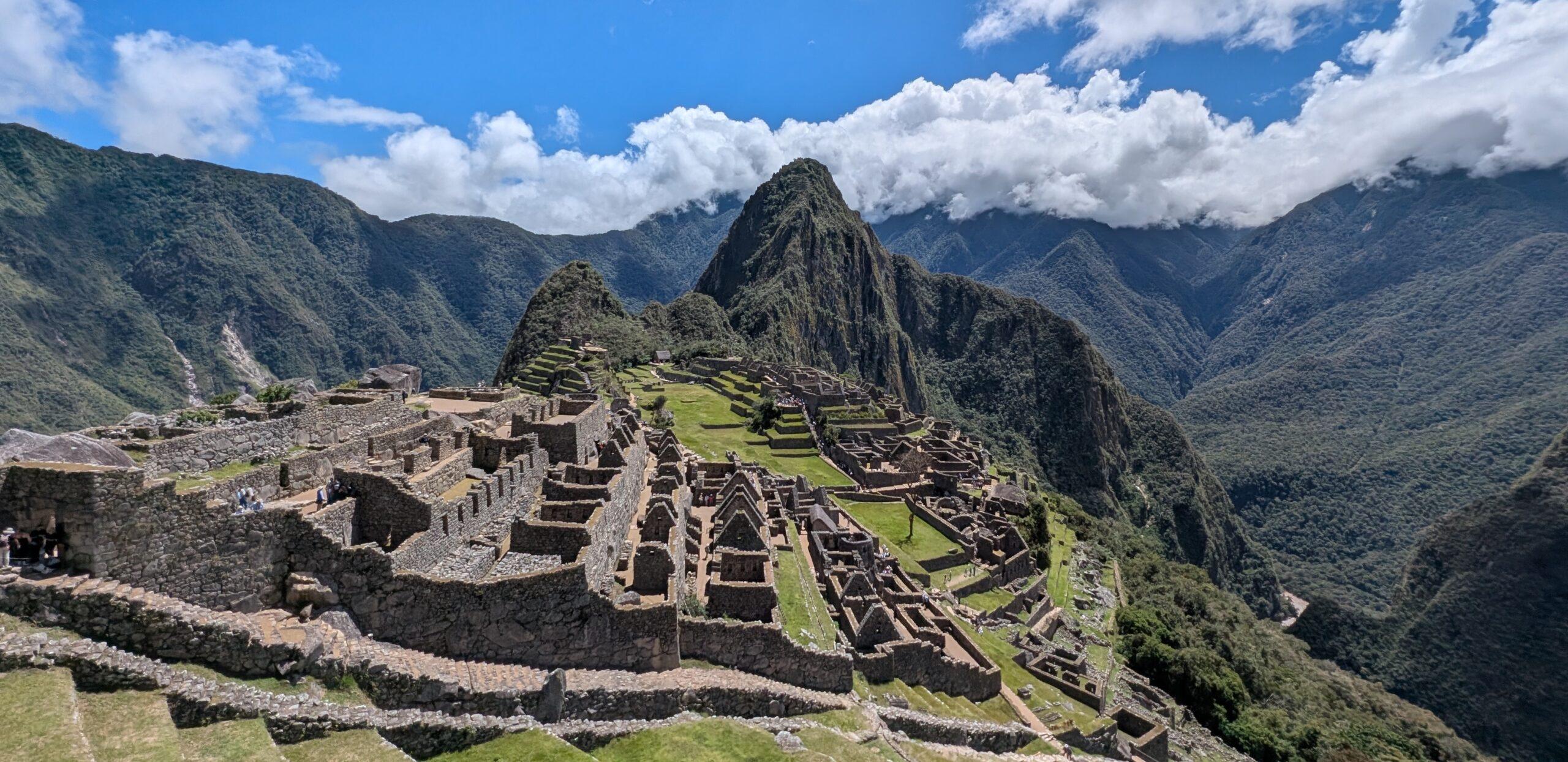Ancient ruins at Machu Picchu