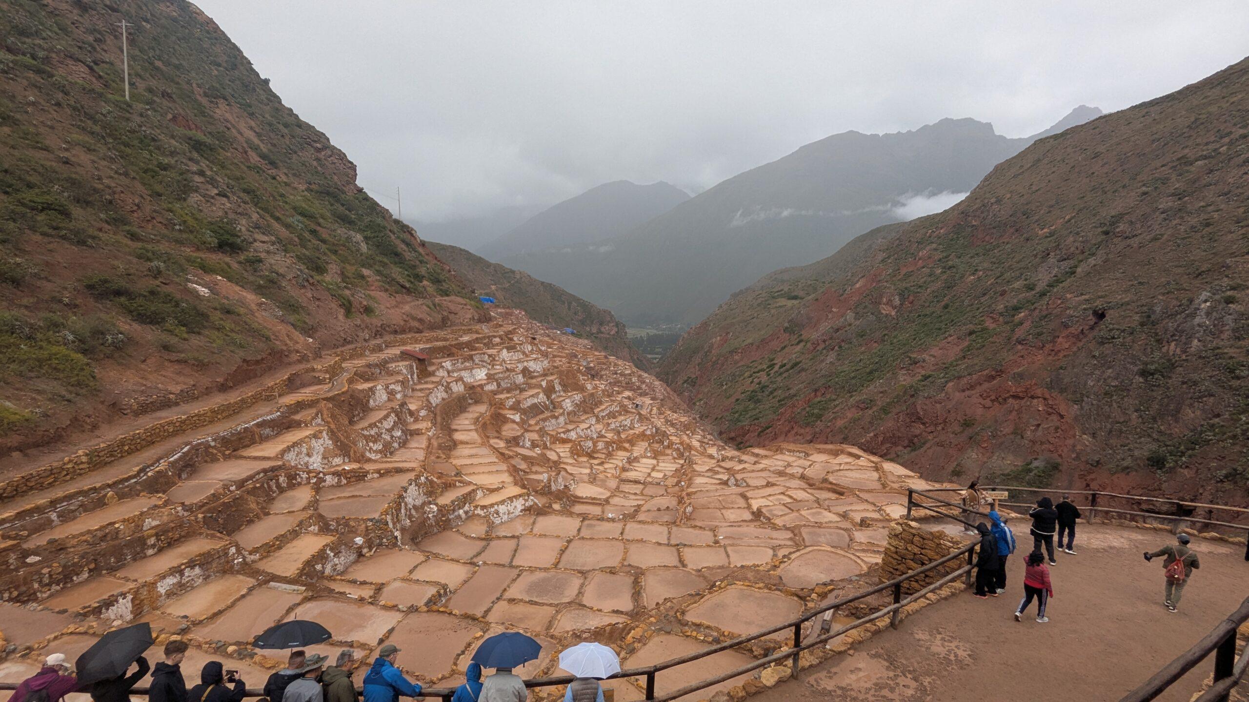 Maras salt mines in Peru.