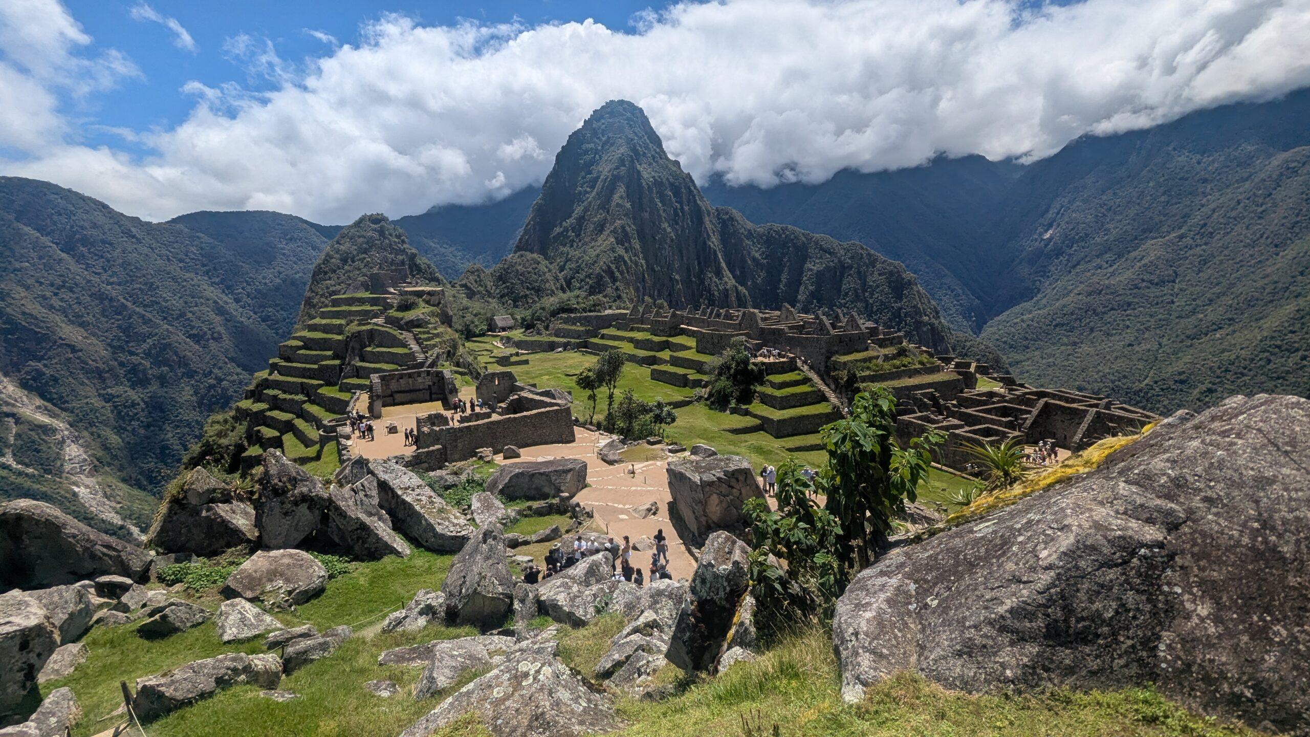 Ancient ruins at Machu Picchu