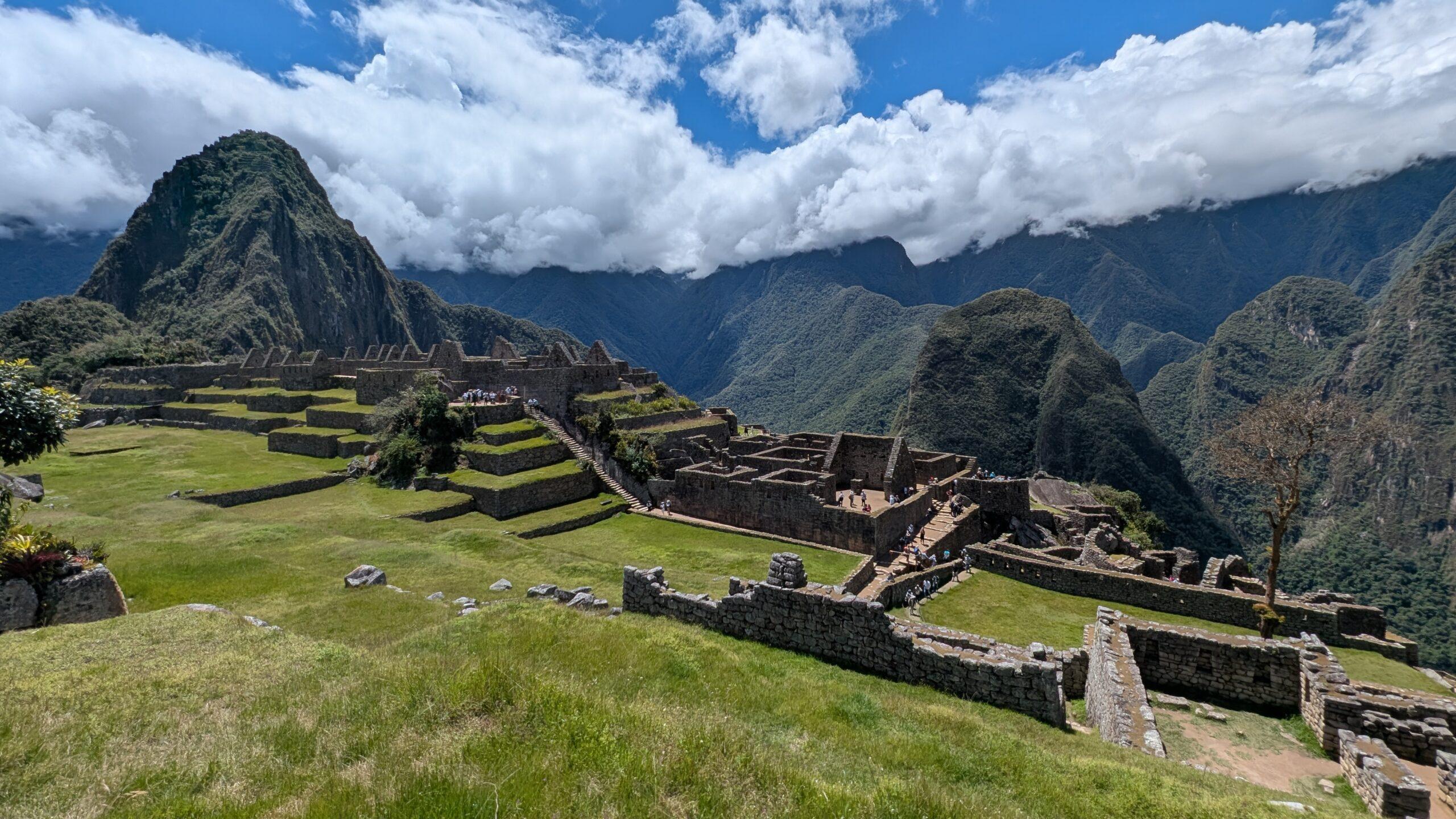 Ancient ruins at Machu Picchu