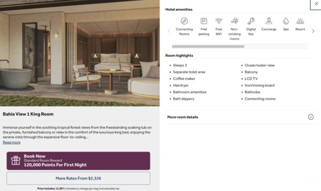 Waldorf booking example