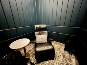 nap room in Delta One Lounge LAX