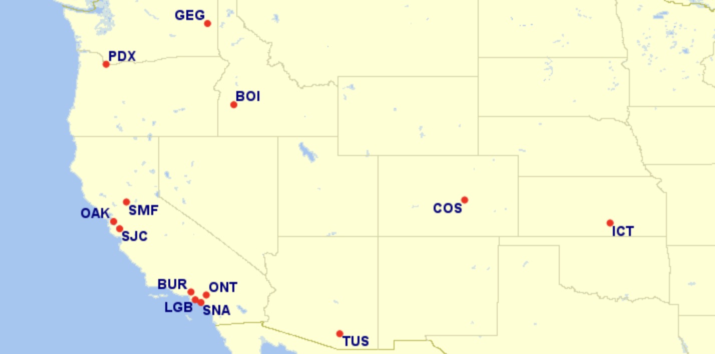 Best performing U.S. airports in July 2024. 