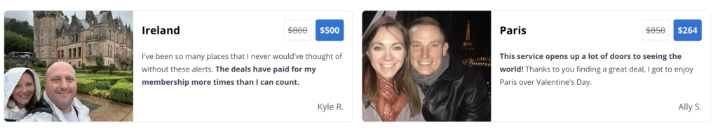 thrifty traveler premium testimonials