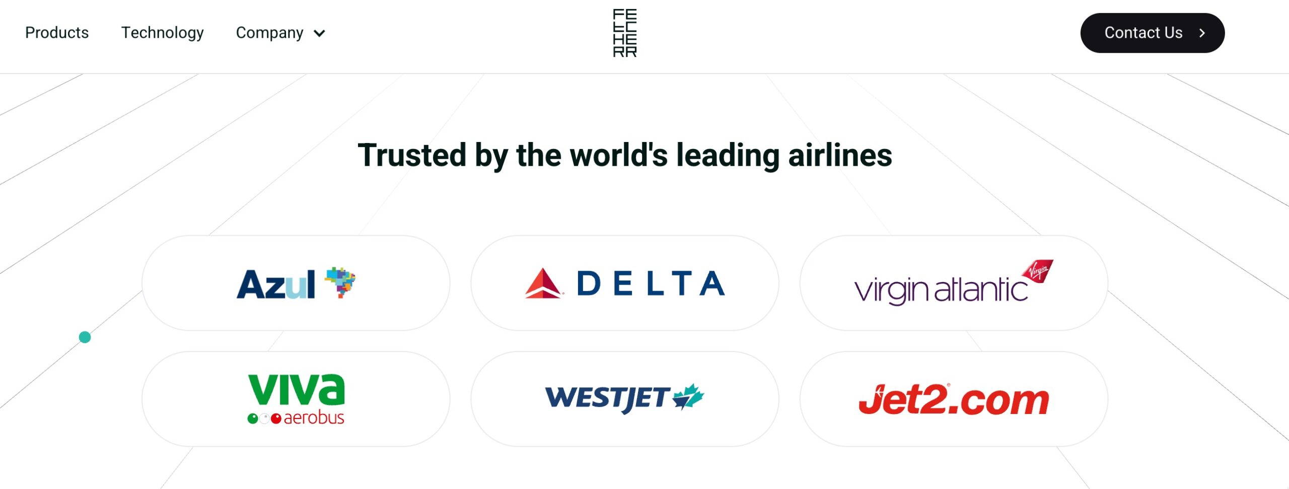 list of fetcherr's current airline clients