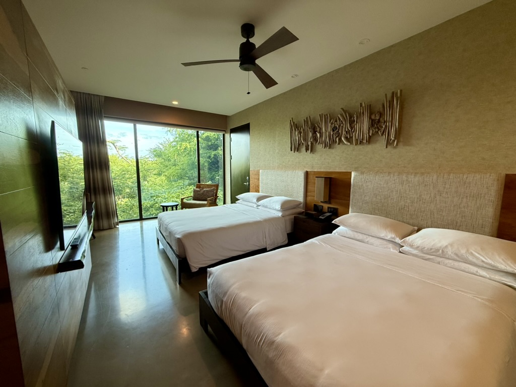 2 queen beds in a room at the Andaz Peninsula Papagayo