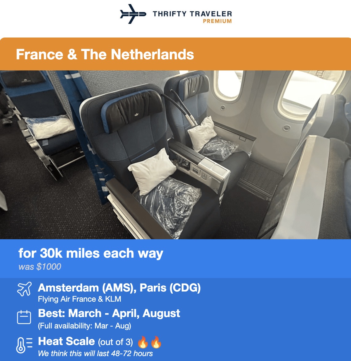 Premium Economy: How to Book a Comfier Seat for Economy Prices 7 Flight deal alert Amsterdam and Paris