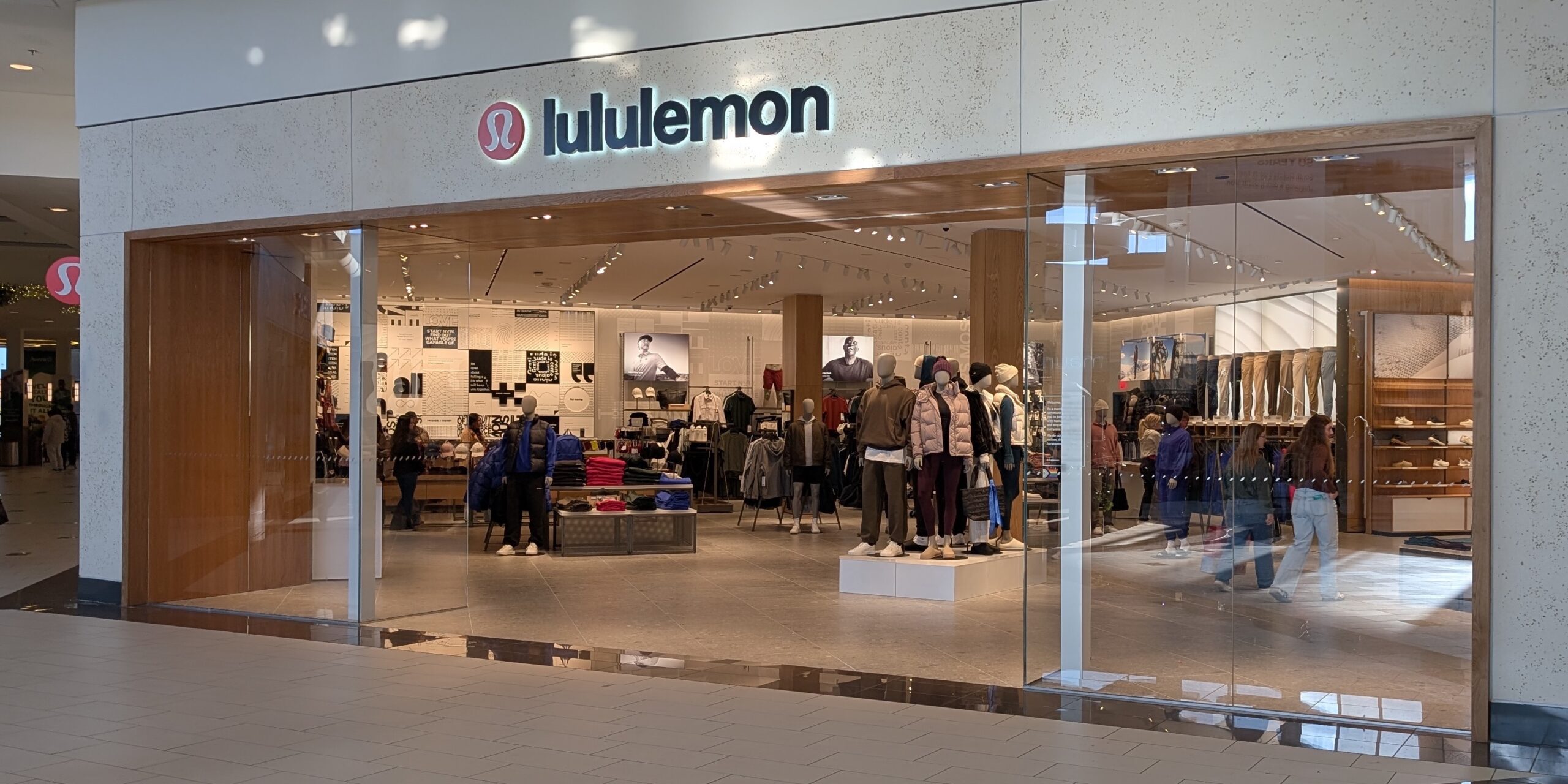 Lululemon storefront in a mall