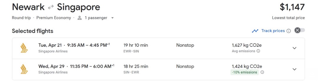 Premium Economy: How to Book a Comfier Seat for Economy Prices 14 Singapore Airlines Newark fare