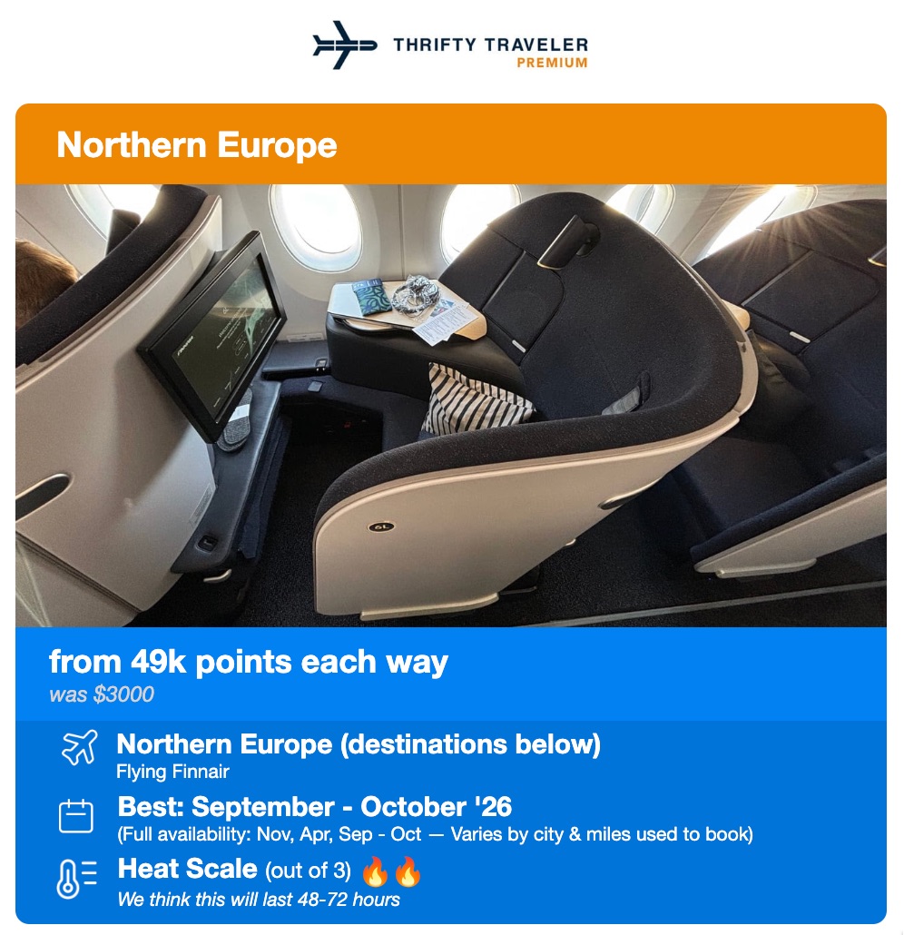 Our 8 Best Tips & Tricks for Booking Biz Class with Points 20 finnair business class deal from thrifty traveler premium