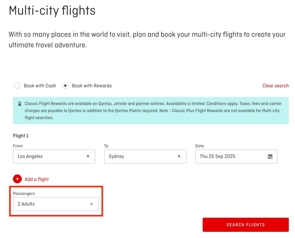 qantas choosing passengers