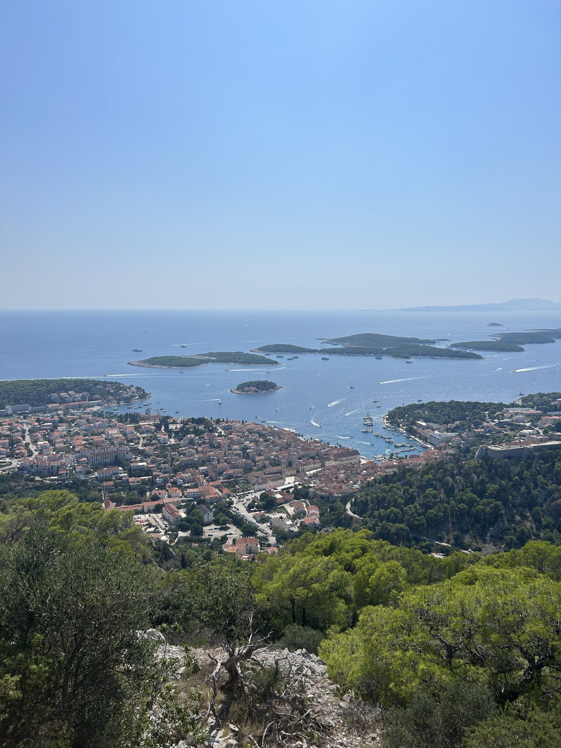 Hvar, Croatia from above