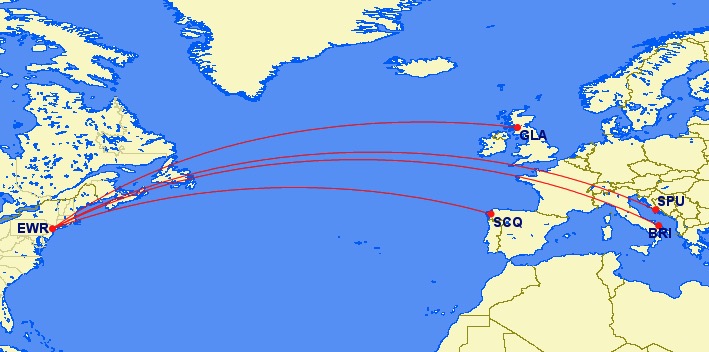 United new route announcement for summer 2026