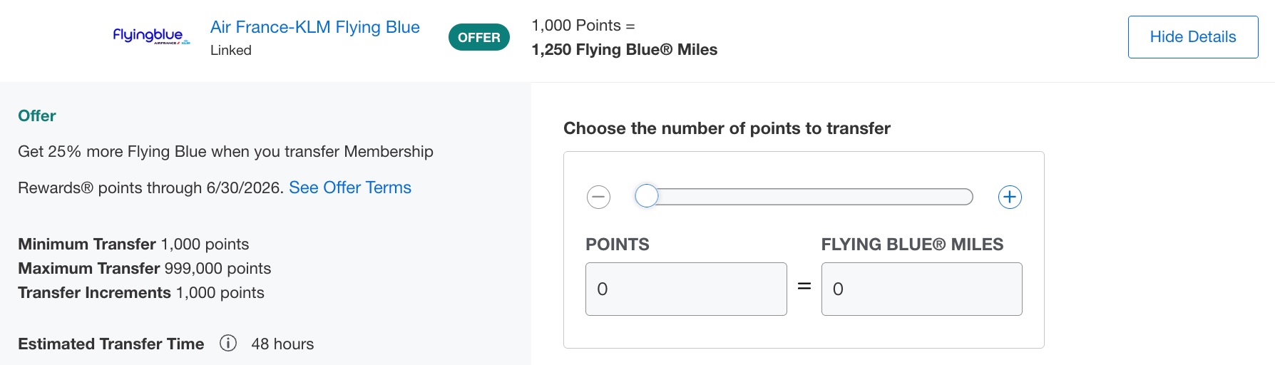 Nice: Get a 25% Amex Transfer Bonus to Air France/KLM Flying Blue 10 amex transfer bonus of 25% to air france/klm flying blue miles