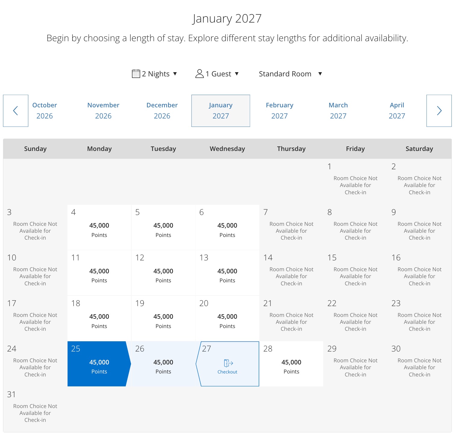 Book ASAP: Rare Award Space at Hyatt's Alila Ventana Big Sur Next Winter! 4 alila award availability showing nights bookable for 45,000 points