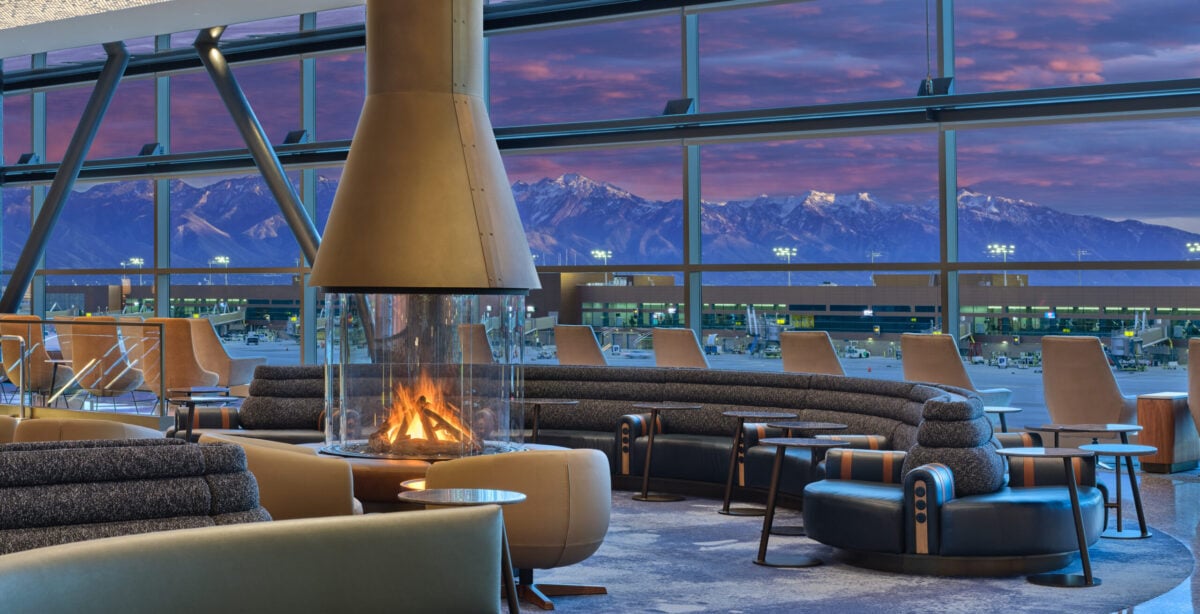 Delta Sky Club at Salt Lake City's Concourse B