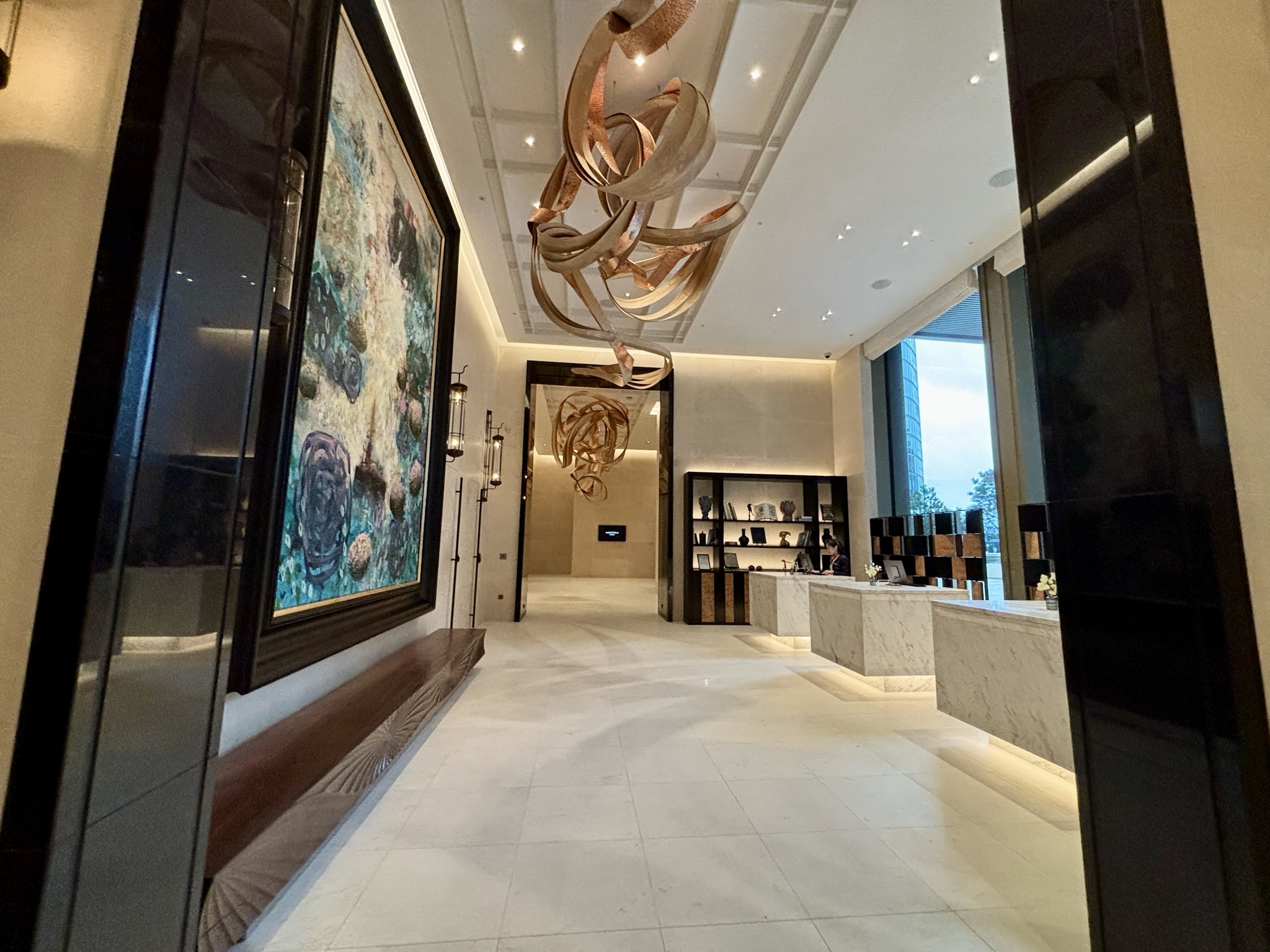 Inside the Park Hyatt London River Thames: Rooms, Dining, Pool & More 7 Park Hyatt London River Thames check-in desks