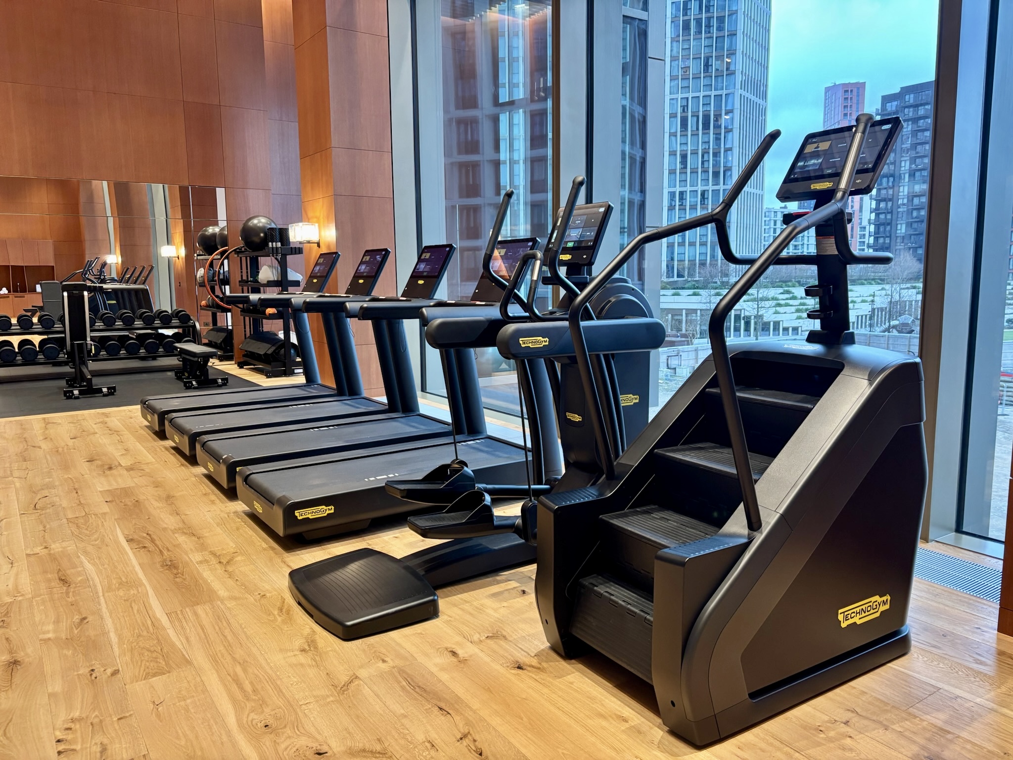 Inside the Park Hyatt London River Thames: Rooms, Dining, Pool & More 41 Gym with cardio equipment