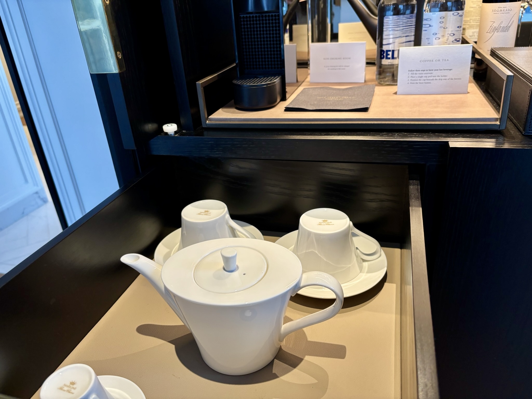 Inside the Park Hyatt London River Thames: Rooms, Dining, Pool & More 27 Tea set