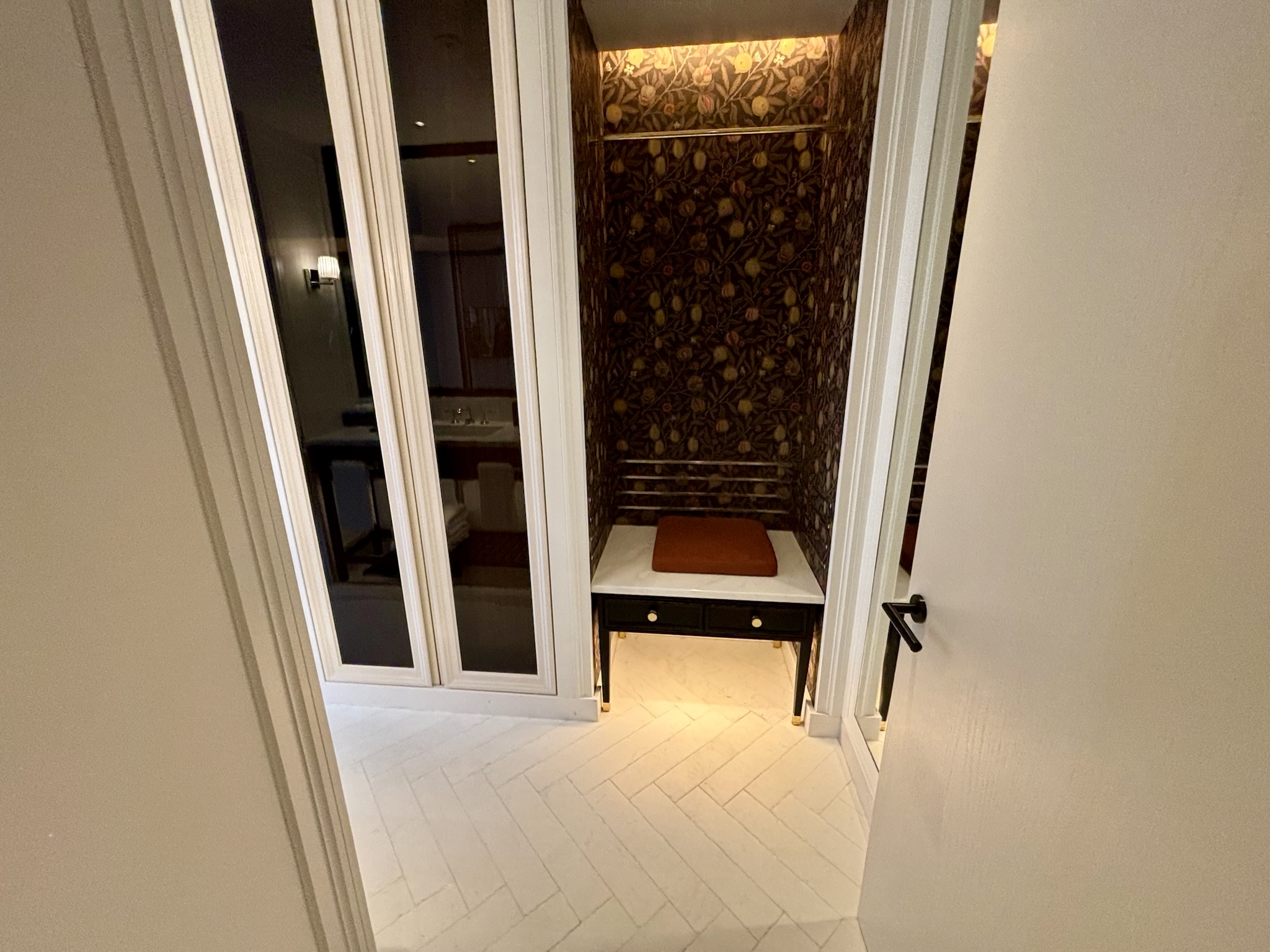 Inside the Park Hyatt London River Thames: Rooms, Dining, Pool & More 15 Closet area with luggage storage